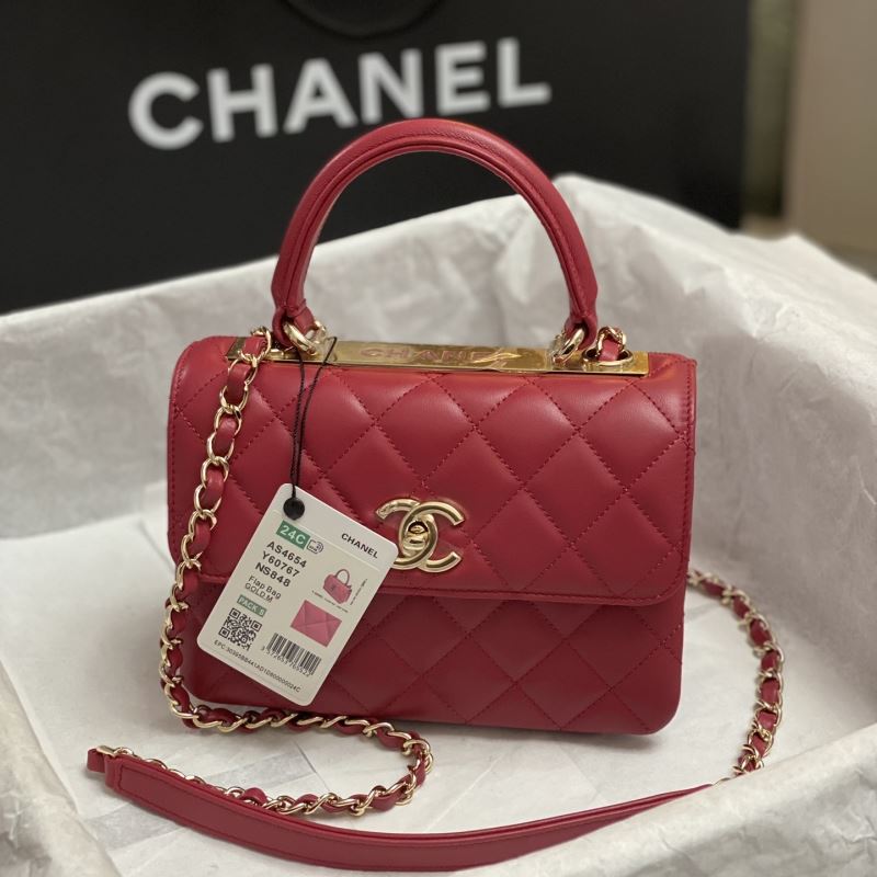 Ch**el top handle bags